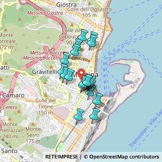 Mappa 98122 Messina ME, Italia (0.6675)