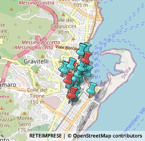 Mappa 98122 Messina ME, Italia (0.5425)