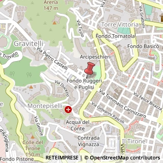 Mappa Via Pietro Castelli, 8, 98122 Messina, Messina (Sicilia)