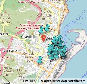 Mappa Via Sacro Cuore di Gesù, 98122 Messina ME, Italia (0.8505)