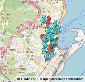 Mappa Via Sacro Cuore di Gesù, 98122 Messina ME, Italia (0.65)