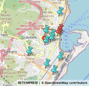 Mappa Via Sacro Cuore di Gesù, 98122 Messina ME, Italia (0.83727)