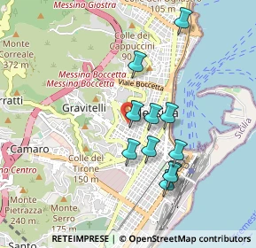 Mappa Via Sacro Cuore di Gesù, 98122 Messina ME, Italia (0.91909)