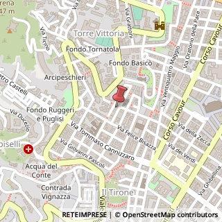 Mappa Via San Sebastiano,  10, 98122 Messina, Messina (Sicilia)