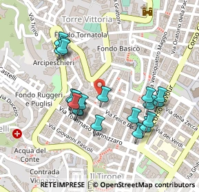 Mappa Via Sacro Cuore di Gesù, 98122 Messina ME, Italia (0.2505)