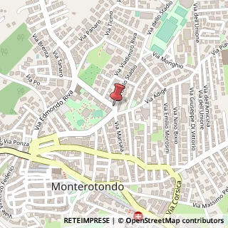 Mappa Via Fratelli Rosselli, 21, 00015 Monterotondo, Roma (Lazio)