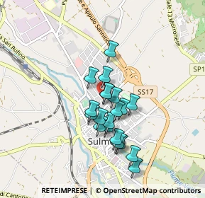 Mappa Via Gennaro Sardi, 67039 Sulmona AQ, Italia (0.706)