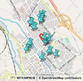 Mappa Via Gennaro Sardi, 67039 Sulmona AQ, Italia (0.374)