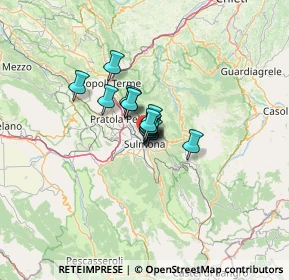 Mappa Via Gennaro Sardi, 67039 Sulmona AQ, Italia (5.82143)