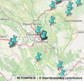 Mappa Via Gennaro Sardi, 67039 Sulmona AQ, Italia (19.66944)