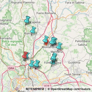 Mappa Via Colli Laziali, 00015 Monterotondo RM, Italia (7.34471)