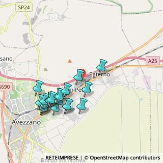 Mappa Via Vittorio Gassman, 67051 Avezzano AQ, Italia (2.105)