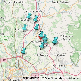 Mappa Via dell'Amicizia, 00015 Monterotondo RM, Italia (5.3725)
