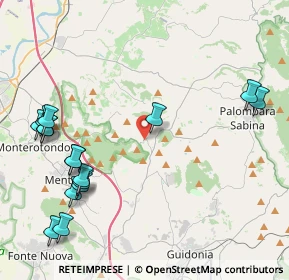 Mappa Via Val di Susa, 00013 Mentana RM, Italia (5.53063)