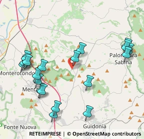 Mappa Via Val di Susa, 00013 Mentana RM, Italia (4.89474)