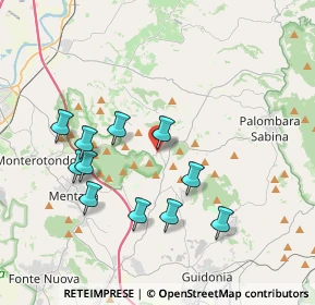 Mappa Via Val di Susa, 00013 Mentana RM, Italia (3.88182)