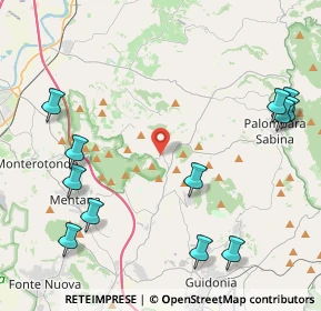 Mappa Via Val di Susa, 00013 Mentana RM, Italia (5.74167)