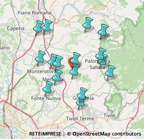 Mappa Via Val di Susa, 00013 Mentana RM, Italia (7.10176)