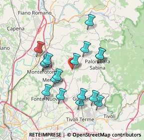 Mappa Via Val di Susa, 00013 Mentana RM, Italia (7.03706)