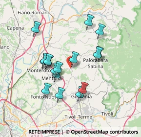 Mappa Via Val di Susa, 00013 Mentana RM, Italia (6.69588)