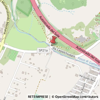 Mappa Via Castelchiodato, snc, 00015 Monterotondo, Roma (Lazio)