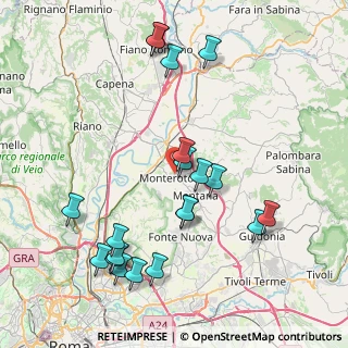 Mappa Via 6 Giugno, 00015 Monterotondo RM, Italia (9.4595)