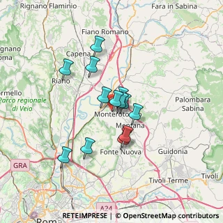 Mappa Via Achille Grandi, 00015 Monterotondo RM, Italia (5.3)
