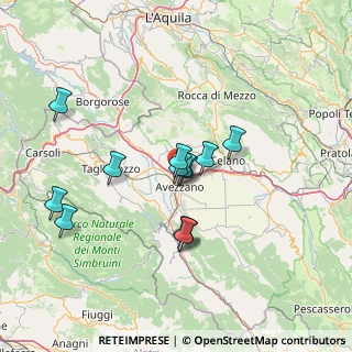 Mappa Via Maestri del Lavoro, 67051 Avezzano AQ, Italia (12.84538)