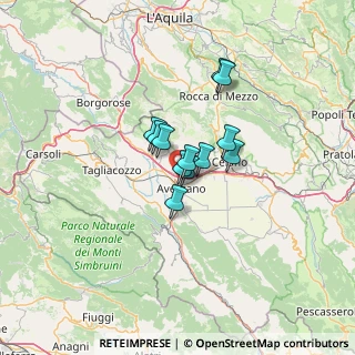 Mappa Via Maestri del Lavoro, 67051 Avezzano AQ, Italia (7.95417)