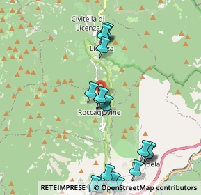 Mappa Via Dei Vignaletti, 00020 Roccagiovine RM, Italia (2.478)