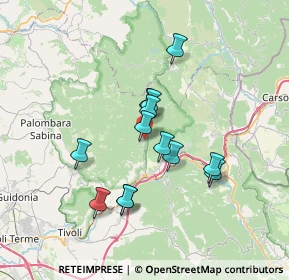 Mappa Via Dei Vignaletti, 00020 Roccagiovine RM, Italia (6.04538)