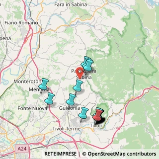 Mappa Località S. Giovanni In Argentella, 00018 Palombara Sabina RM, Italia (8.808)