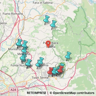 Mappa Località S. Giovanni In Argentella, 00018 Palombara Sabina RM, Italia (10.2855)