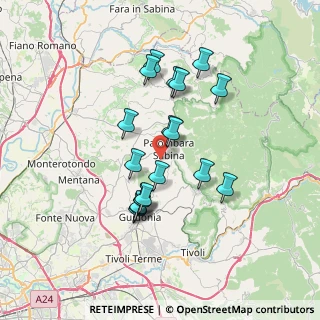 Mappa Località S. Giovanni In Argentella, 00018 Palombara Sabina RM, Italia (6.52789)