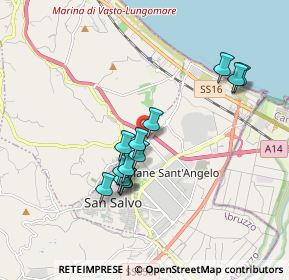 Mappa Strada Provinciale Buonanotte, 66050 San Salvo CH, Italia (1.63462)