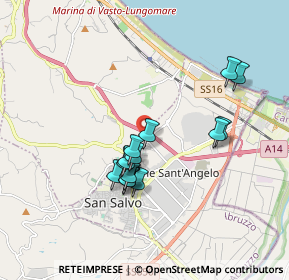 Mappa Strada Provinciale Buonanotte, 66050 San Salvo CH, Italia (1.61714)