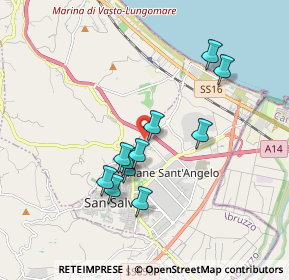 Mappa Strada Provinciale Buonanotte, 66050 San Salvo CH, Italia (1.64364)