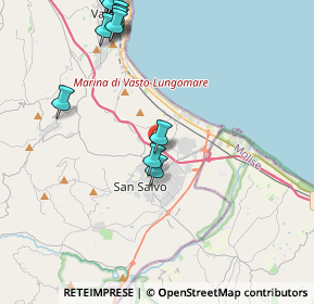 Mappa Strada Provinciale Buonanotte, 66050 San Salvo CH, Italia (5.44923)