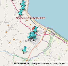 Mappa Strada Provinciale Buonanotte, 66050 San Salvo CH, Italia (3.84182)