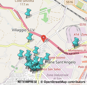 Mappa Strada Provinciale Buonanotte, 66050 San Salvo CH, Italia (1.2905)