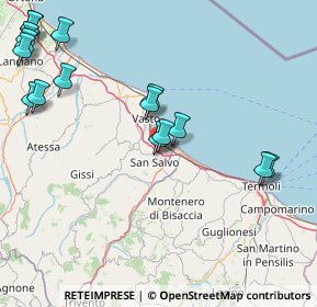 Mappa Strada Provinciale Buonanotte, 66050 San Salvo CH, Italia (21.61)