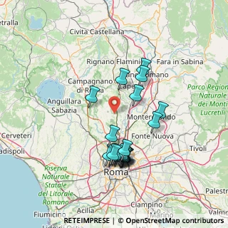 Mappa Via Sacrofanese, 00060 Roma RM, Italia (14.4755)