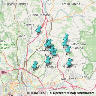 Mappa Via Piave, 00015 Monterotondo RM, Italia (6.00267)