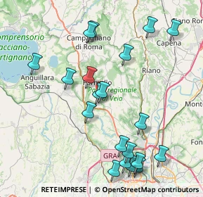 Mappa Via della Pietrarella di Monte Aguzzo, 00060 Formello RM, Italia (9.4955)