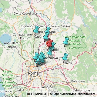 Mappa Via Nazario Palmioli, 00015 Monterotondo RM, Italia (10.434)