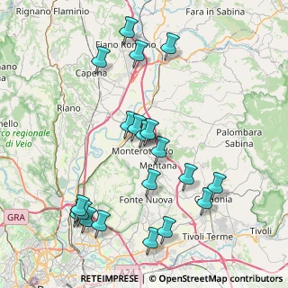 Mappa Via Nazario Palmioli, 00015 Monterotondo RM, Italia (9.202)
