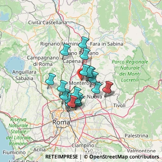 Mappa Via dell'Aeronautica, 00015 Monterotondo RM, Italia (10.6745)
