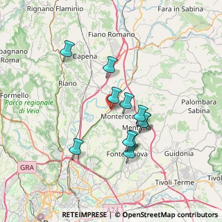 Mappa Via dell'Aeronautica, 00015 Monterotondo RM, Italia (6.32455)