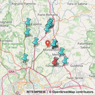 Mappa Via dell'Aeronautica, 00015 Monterotondo RM, Italia (6.69063)