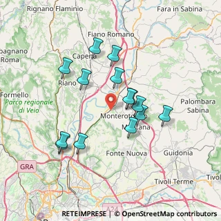 Mappa Via dell'Aeronautica, 00015 Monterotondo RM, Italia (6.76929)